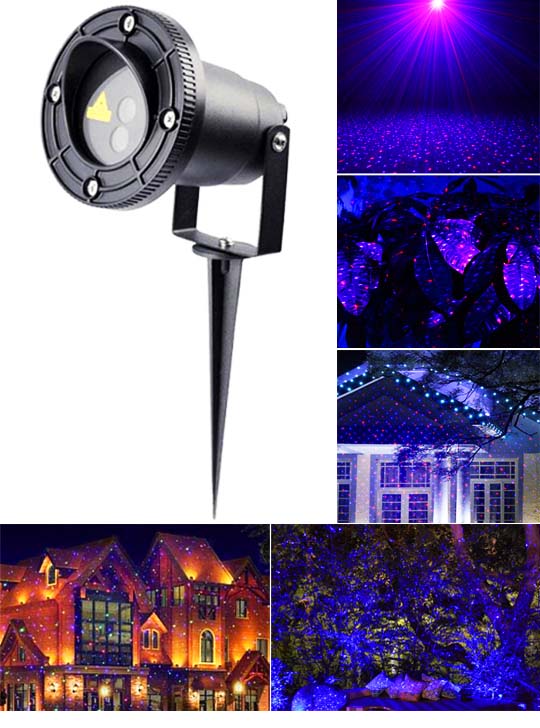 Лазерные снежинки SUPERMAX GARDEN RGB