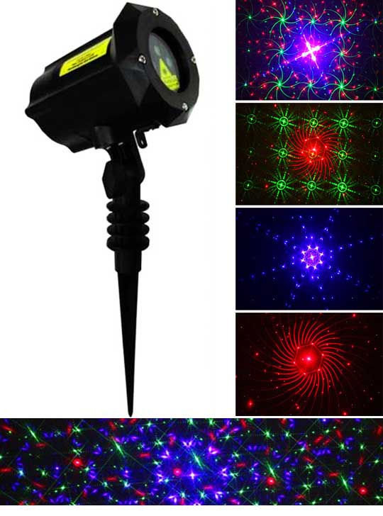 Лазерные снежинки SUPERMAX GARDEN Flower RGB XL